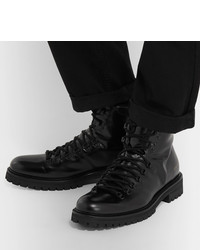 Мужские черные кожаные повседневные ботинки от Common Projects