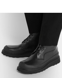 Мужские черные кожаные повседневные ботинки от Bottega Veneta