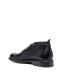 Мужские черные кожаные повседневные ботинки от Moma