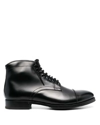 Мужские черные кожаные повседневные ботинки от Lidfort