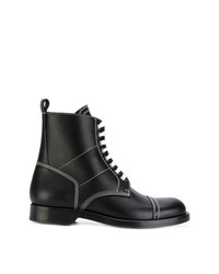 Мужские черные кожаные повседневные ботинки от Loewe