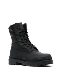 Мужские черные кожаные повседневные ботинки от Philipp Plein