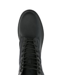 Мужские черные кожаные повседневные ботинки от Philipp Plein