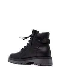 Мужские черные кожаные повседневные ботинки от Giuseppe Zanotti