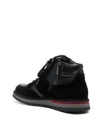 Мужские черные кожаные повседневные ботинки от Baldinini