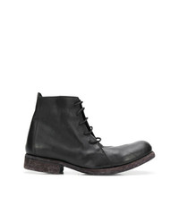 Мужские черные кожаные повседневные ботинки от Masnada