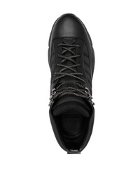 Мужские черные кожаные повседневные ботинки от Michael Kors