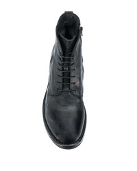 Мужские черные кожаные повседневные ботинки от Moma