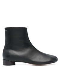 Мужские черные кожаные повседневные ботинки от MM6 MAISON MARGIELA