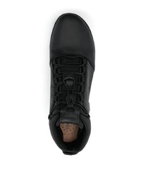 Мужские черные кожаные повседневные ботинки от Geox