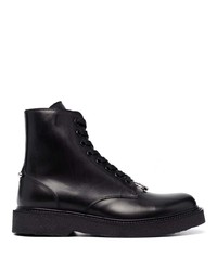 Мужские черные кожаные повседневные ботинки от Neil Barrett