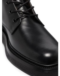 Мужские черные кожаные повседневные ботинки от New Standard Edition
