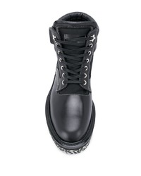 Мужские черные кожаные повседневные ботинки от Jimmy Choo