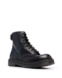 Мужские черные кожаные повседневные ботинки от Premiata