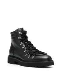 Мужские черные кожаные повседневные ботинки от Doucal's