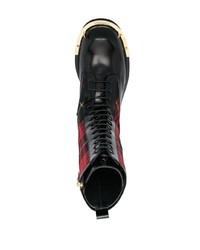 Мужские черные кожаные повседневные ботинки от Roberto Cavalli