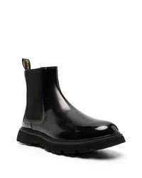 Мужские черные кожаные повседневные ботинки от Doucal's