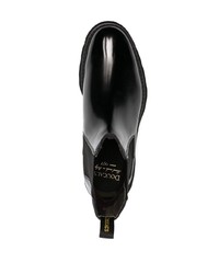 Мужские черные кожаные повседневные ботинки от Doucal's