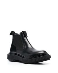 Мужские черные кожаные повседневные ботинки от Adieu Paris