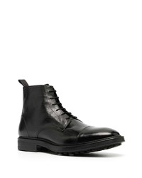 Мужские черные кожаные повседневные ботинки от Paul Smith