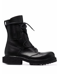 Мужские черные кожаные повседневные ботинки от Premiata