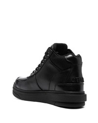 Мужские черные кожаные повседневные ботинки от Heron Preston