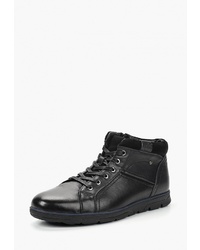 Мужские черные кожаные повседневные ботинки от Quattrocomforto