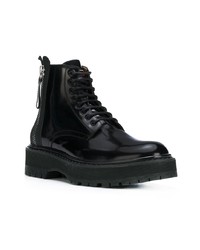 Мужские черные кожаные повседневные ботинки от Givenchy