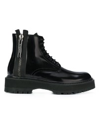 Мужские черные кожаные повседневные ботинки от Givenchy