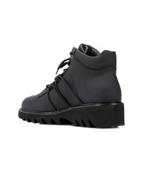 Мужские черные кожаные повседневные ботинки от Moreschi