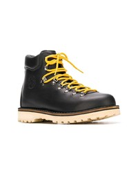 Мужские черные кожаные повседневные ботинки от Diemme