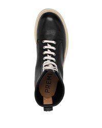 Мужские черные кожаные повседневные ботинки от Premiata