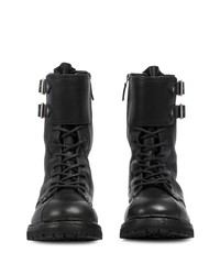 Мужские черные кожаные повседневные ботинки от Gucci