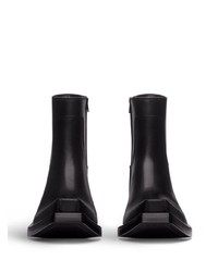 Мужские черные кожаные повседневные ботинки от Balenciaga