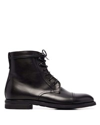 Мужские черные кожаные повседневные ботинки от Scarosso
