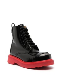 Мужские черные кожаные повседневные ботинки от Kenzo