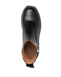 Мужские черные кожаные повседневные ботинки от Off-White