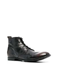 Мужские черные кожаные повседневные ботинки от Officine Creative