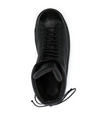 Мужские черные кожаные повседневные ботинки от Marsèll