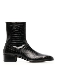 Мужские черные кожаные повседневные ботинки от Tom Ford