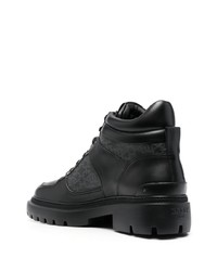 Мужские черные кожаные повседневные ботинки от Bally