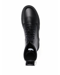 Мужские черные кожаные повседневные ботинки от Viron