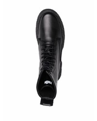 Мужские черные кожаные повседневные ботинки от Viron