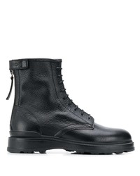 Мужские черные кожаные повседневные ботинки от Woolrich