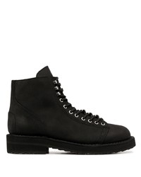 Мужские черные кожаные повседневные ботинки от Yohji Yamamoto