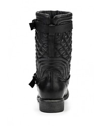 Черные кожаные полусапоги от Aldo