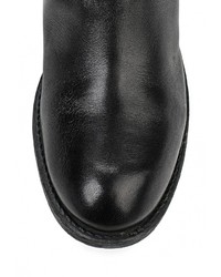 Черные кожаные полусапоги от Aldo