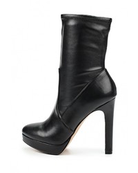 Черные кожаные полусапоги от Aldo