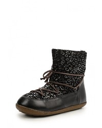 Черные кожаные полусапоги от Allegri