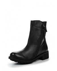 Черные кожаные полусапоги от Ana Lublin